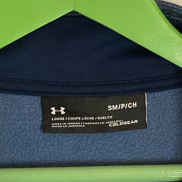 Under Armour Loose ColdGear 1/4 Zip Pullover Size Small - Picture 3 of 6